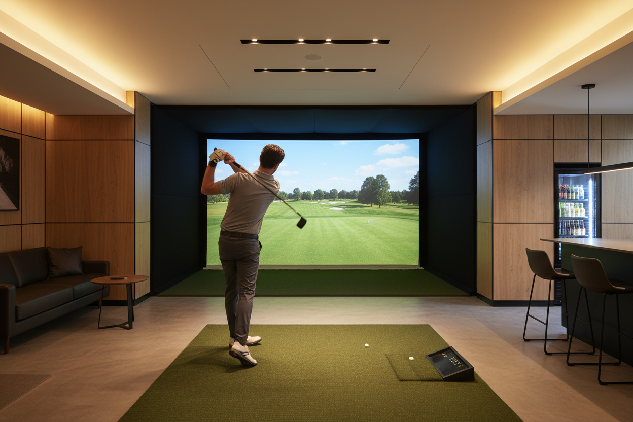 Indoor Golf Studio Lifestyle