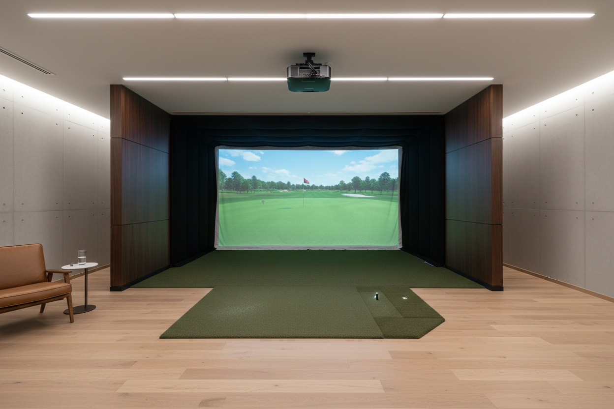 Slideshow 1 - Golf Simulator Bay